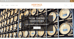 Desktop Screenshot of heritagedistilling.com